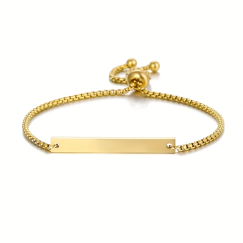 Personalized Engraved Name Bracelet for Men